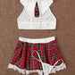 Colegiala blusa blanca