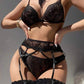 Set de encaje negro