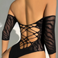 Body teddy hombros descubiertos sin forro