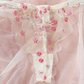 Set transparente con estampado floral