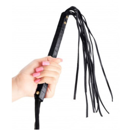 Latigo Cat-O-Nine Tails - Black